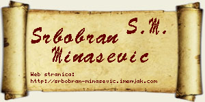 Srbobran Minašević vizit kartica